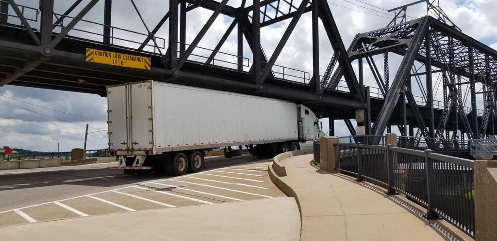 Truck stuck